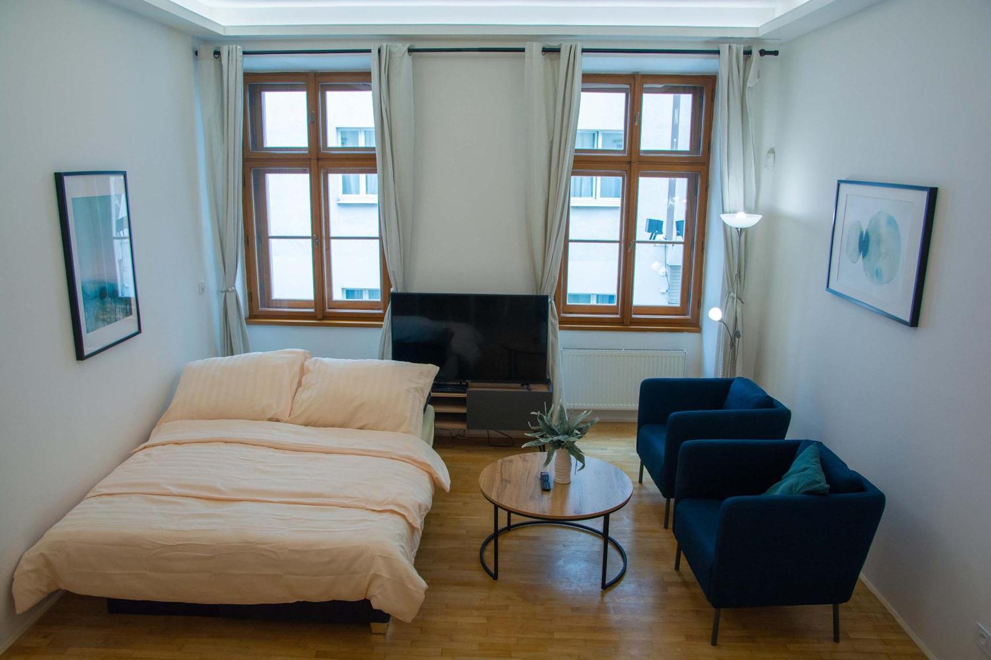 City Centre Apartment With Parking Praga Exterior foto